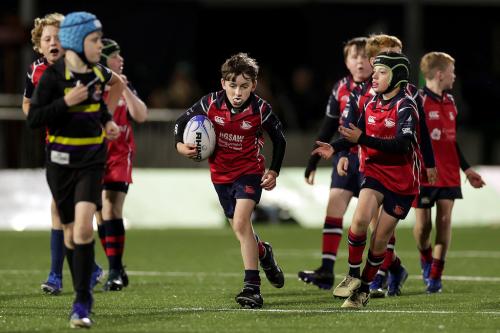 A view of the half-time minis 28/9/2024