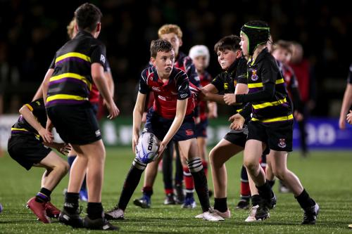 A view of the half-time minis 28/9/2024