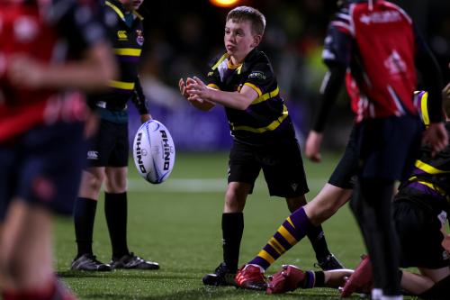 A view of the half-time minis 28/9/2024